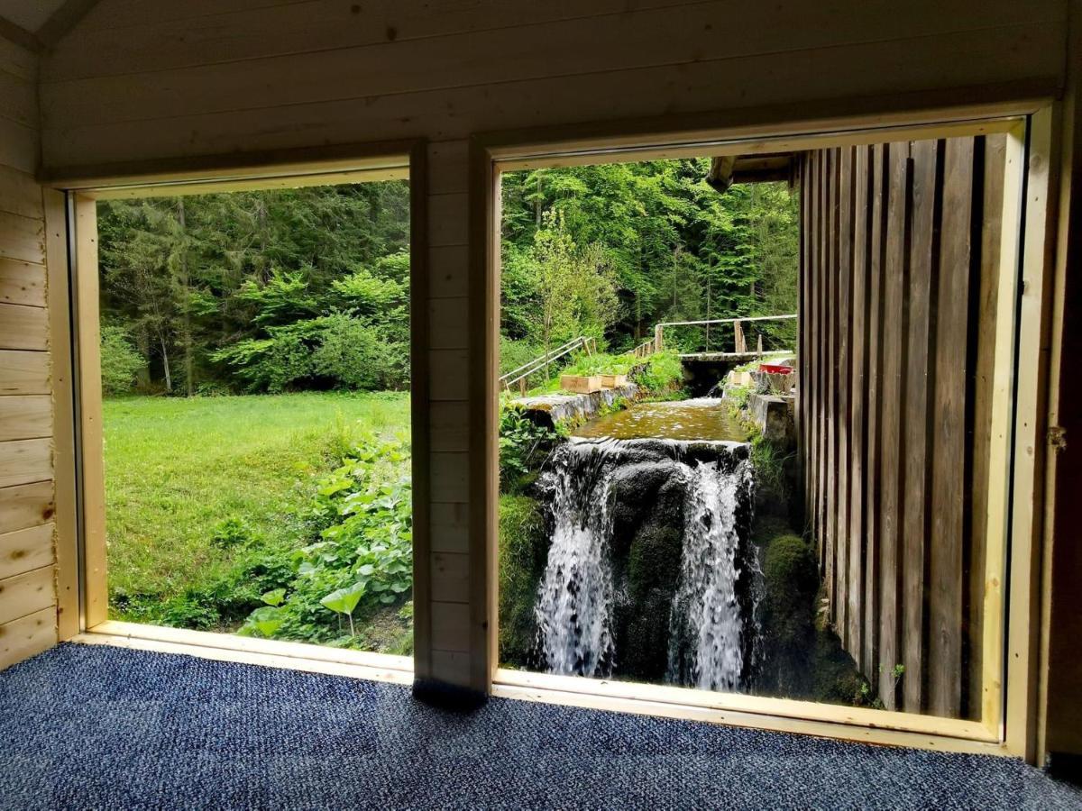 Wooden House With A Waterfall "Stipanov Mlin" Vila Plitvička Jezera Exterior foto